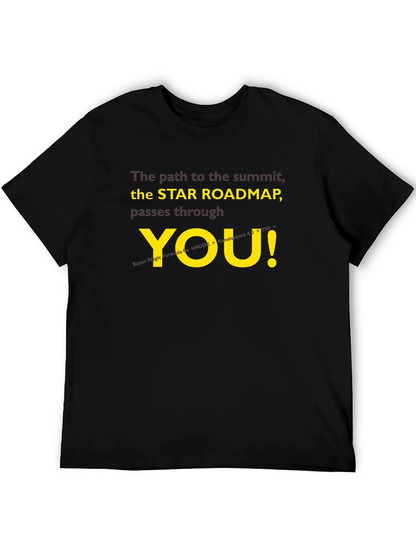 Star Roadmap T-Shirt - Motivational Summit Seeker Tee