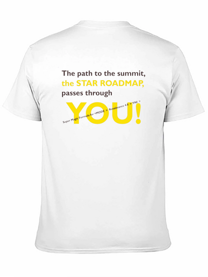 Star Roadmap T-Shirt - Motivational Summit Seeker Tee