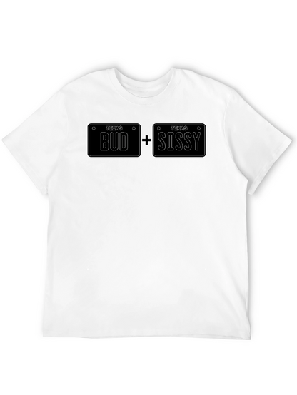Texas Bud + Sissy License Plate T-Shirt