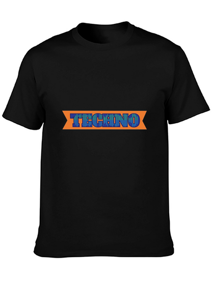 Techno Music Fan T-Shirt - Stylish Black Tee