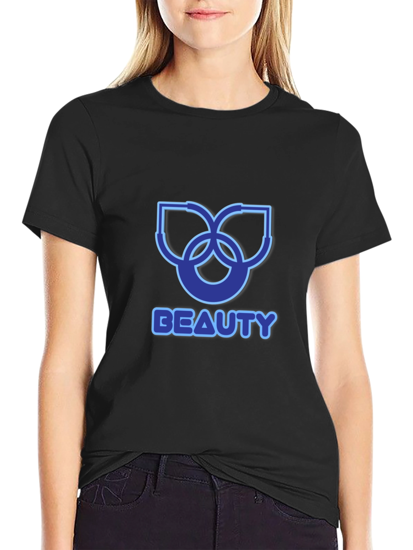 Beauty Graphic Black T-Shirt