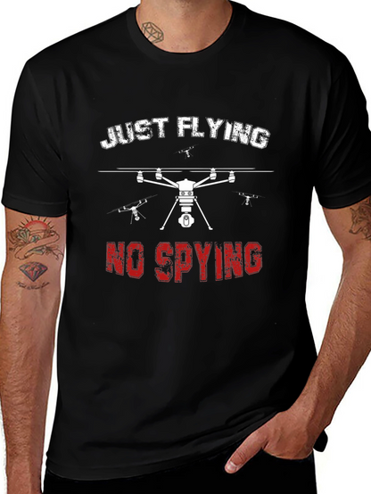 Just Flying No Spying Graphic Tee