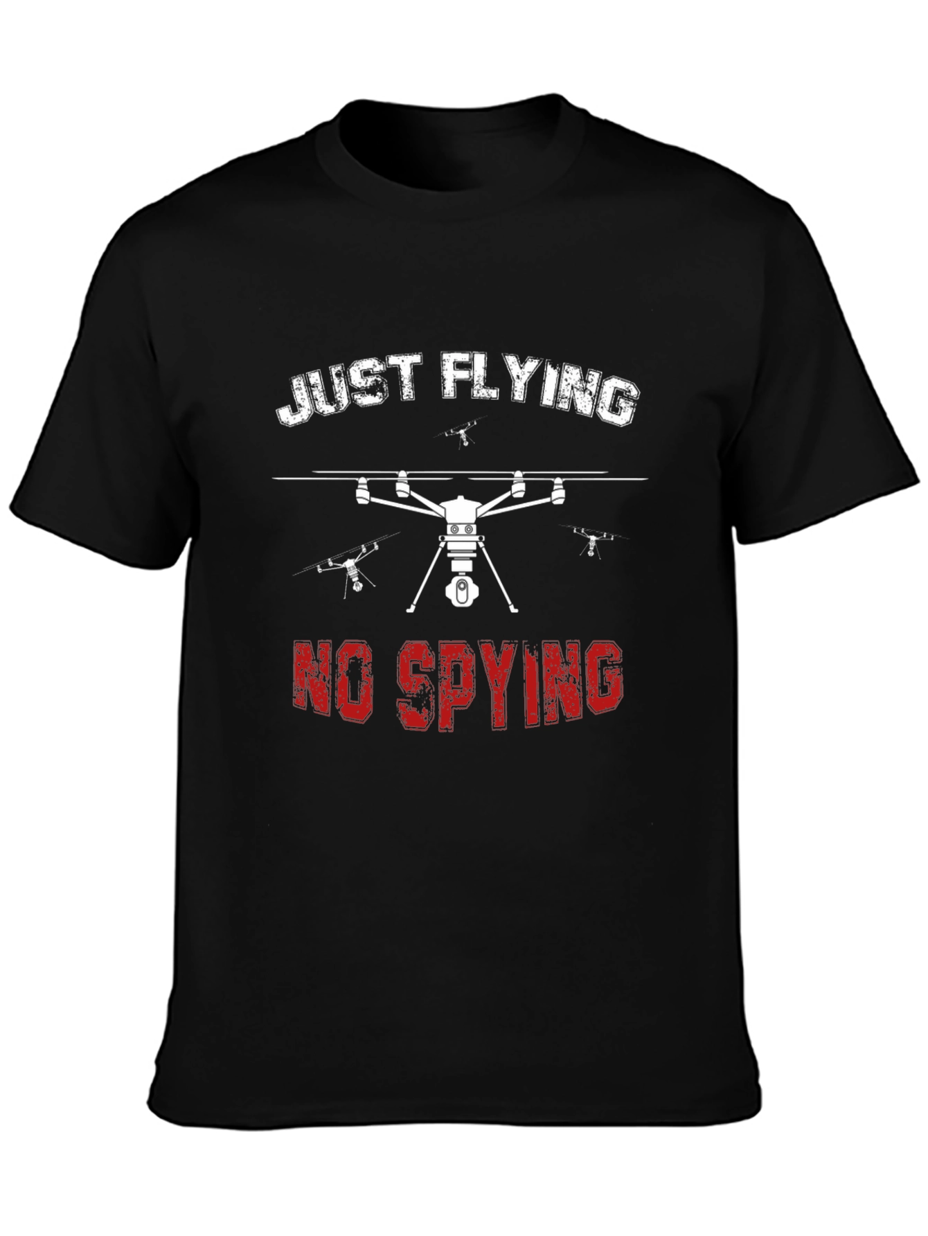 Just Flying No Spying Graphic Tee