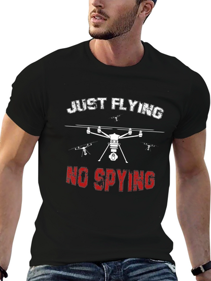 Just Flying No Spying Graphic Tee