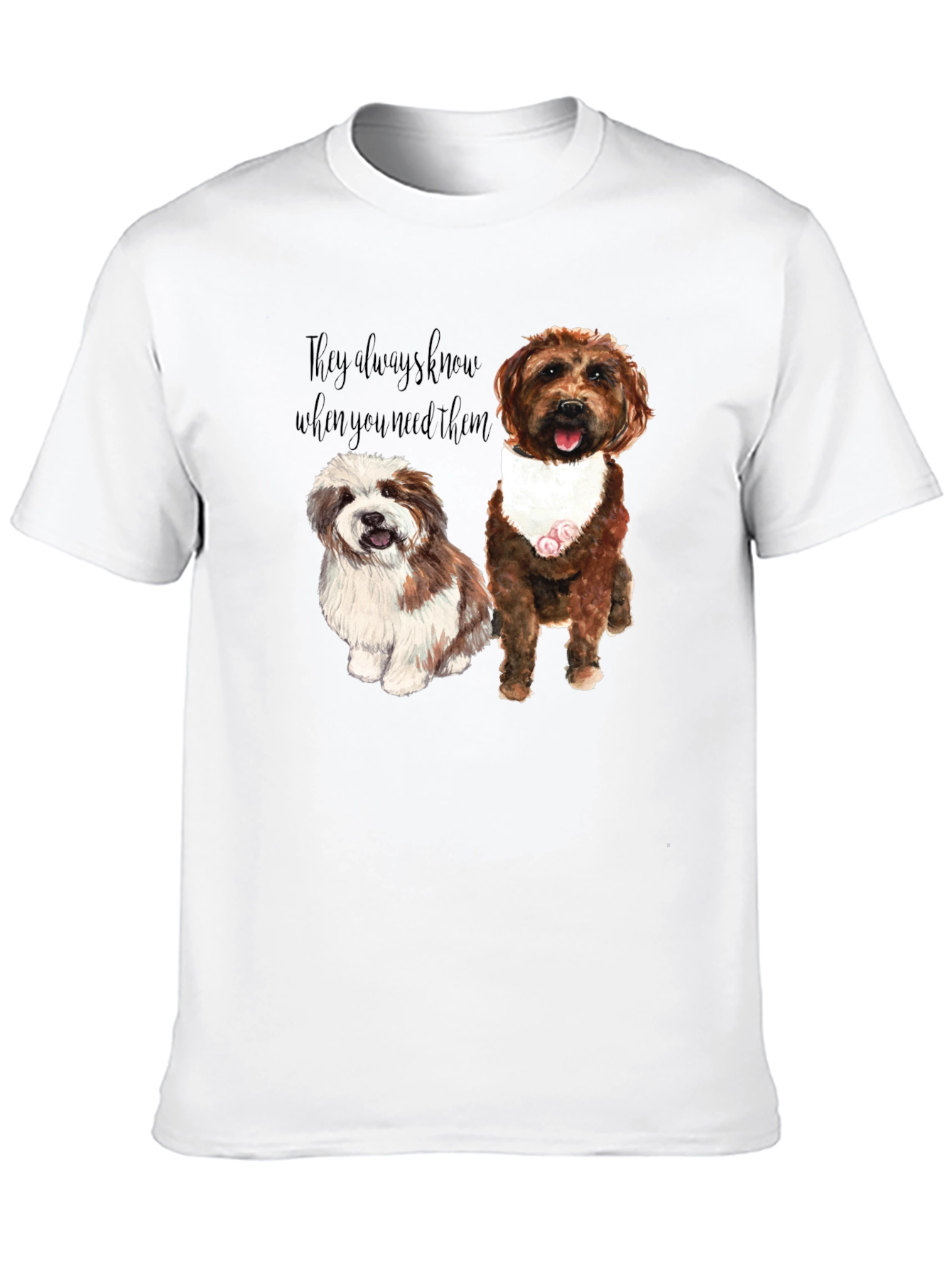 Dog Lover Graphic Tee - They Always Know