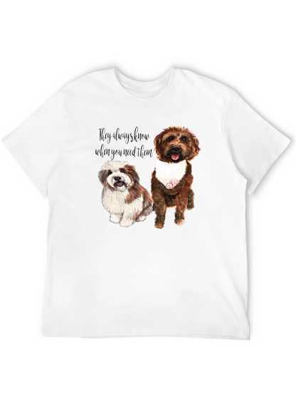 Dog Lover Graphic Tee - They Always Know