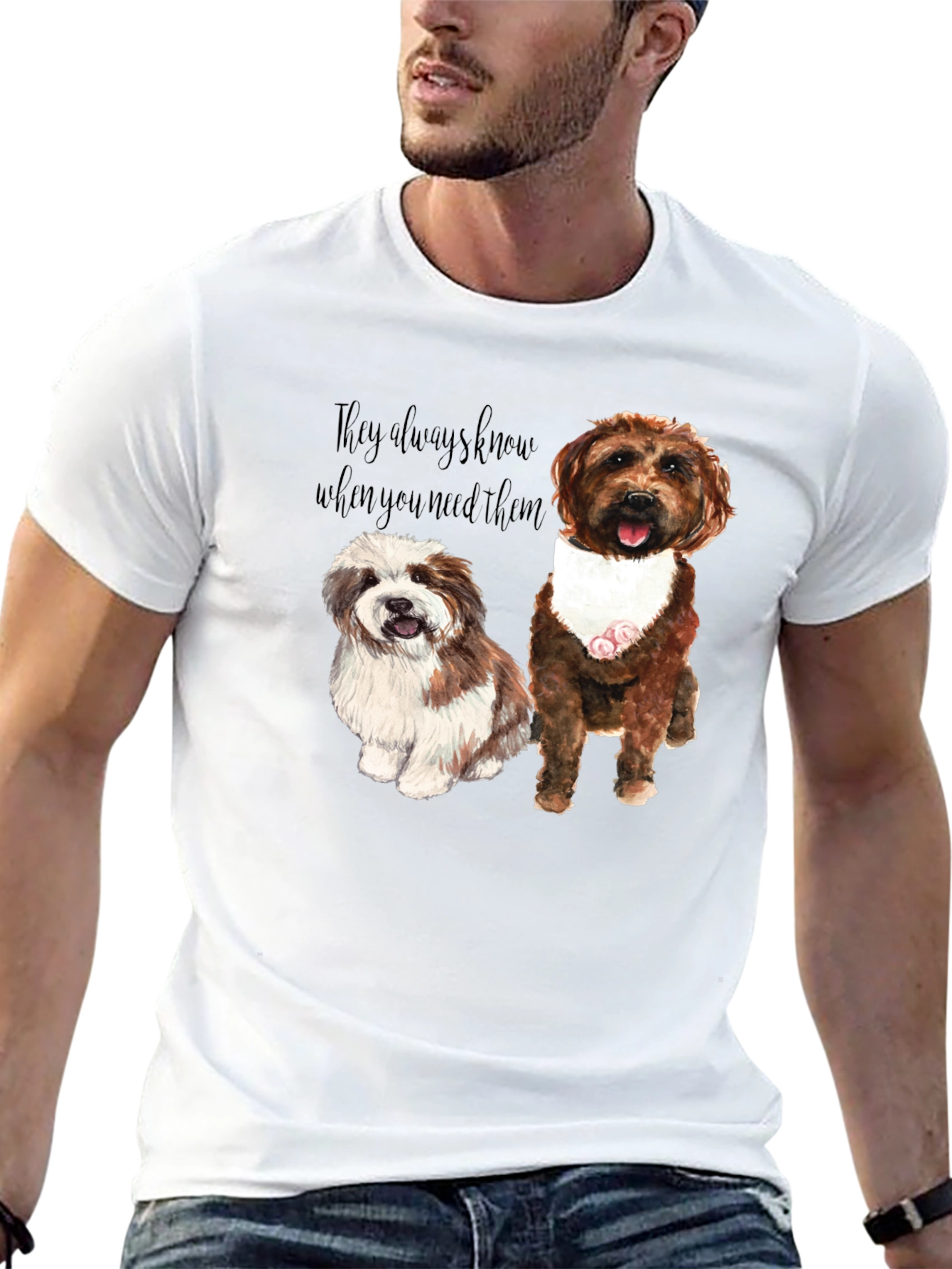 Dog Lover Graphic Tee - They Always Know