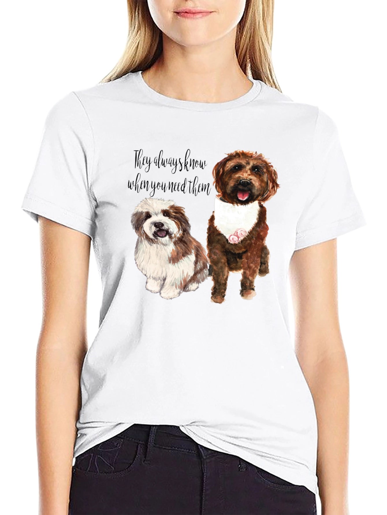Dog Lover Graphic Tee - They Always Know