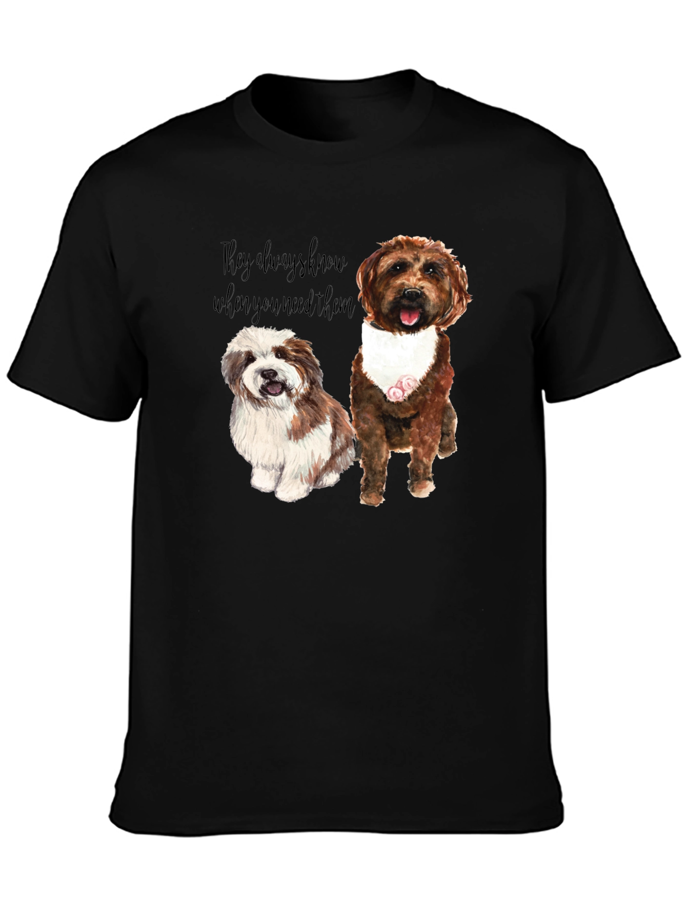 Dog Lover Graphic Tee - They Always Know