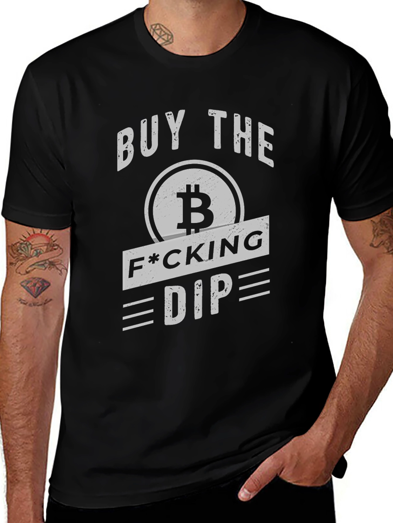 Buy The Dip Bitcoin Crypto T-Shirt
