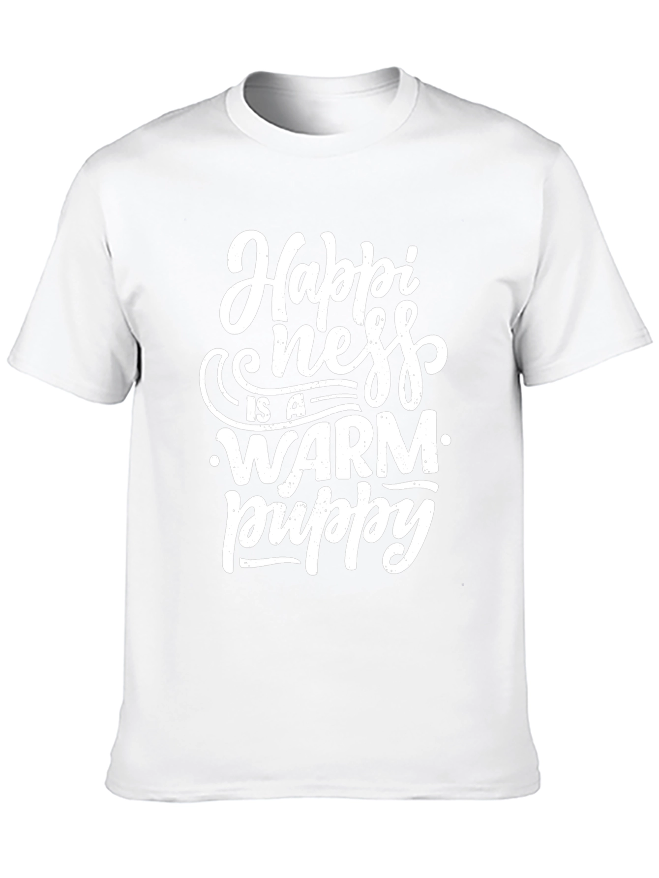 Happiness is a Warm Puppy Graphic T-Shirt