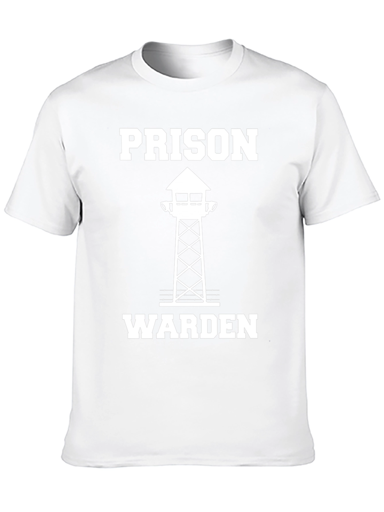 Prison Warden T-Shirt - Black Graphic Tee