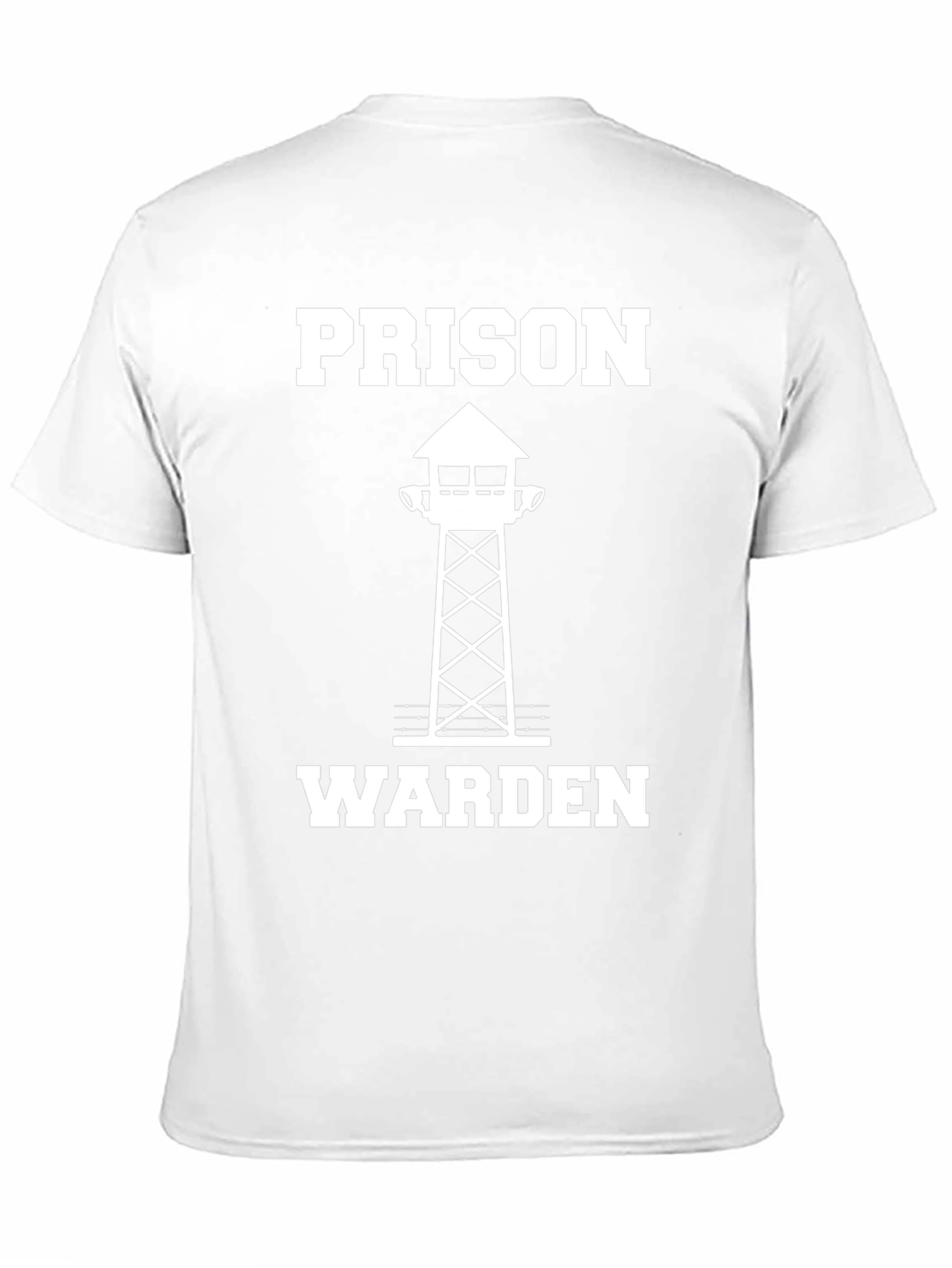 Prison Warden T-Shirt - Black Graphic Tee