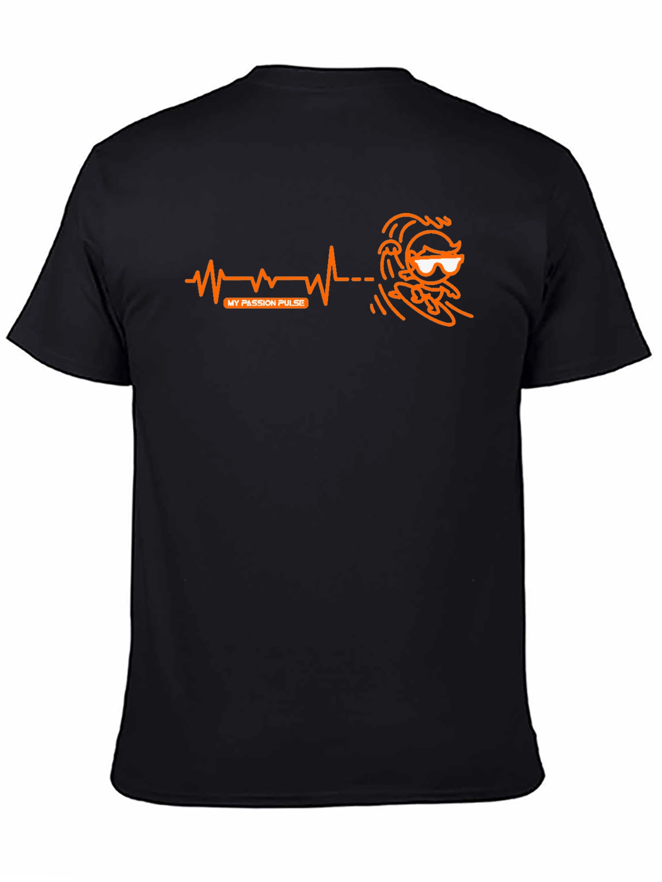 My Passion Pulse Surfer T-Shirt - Black
