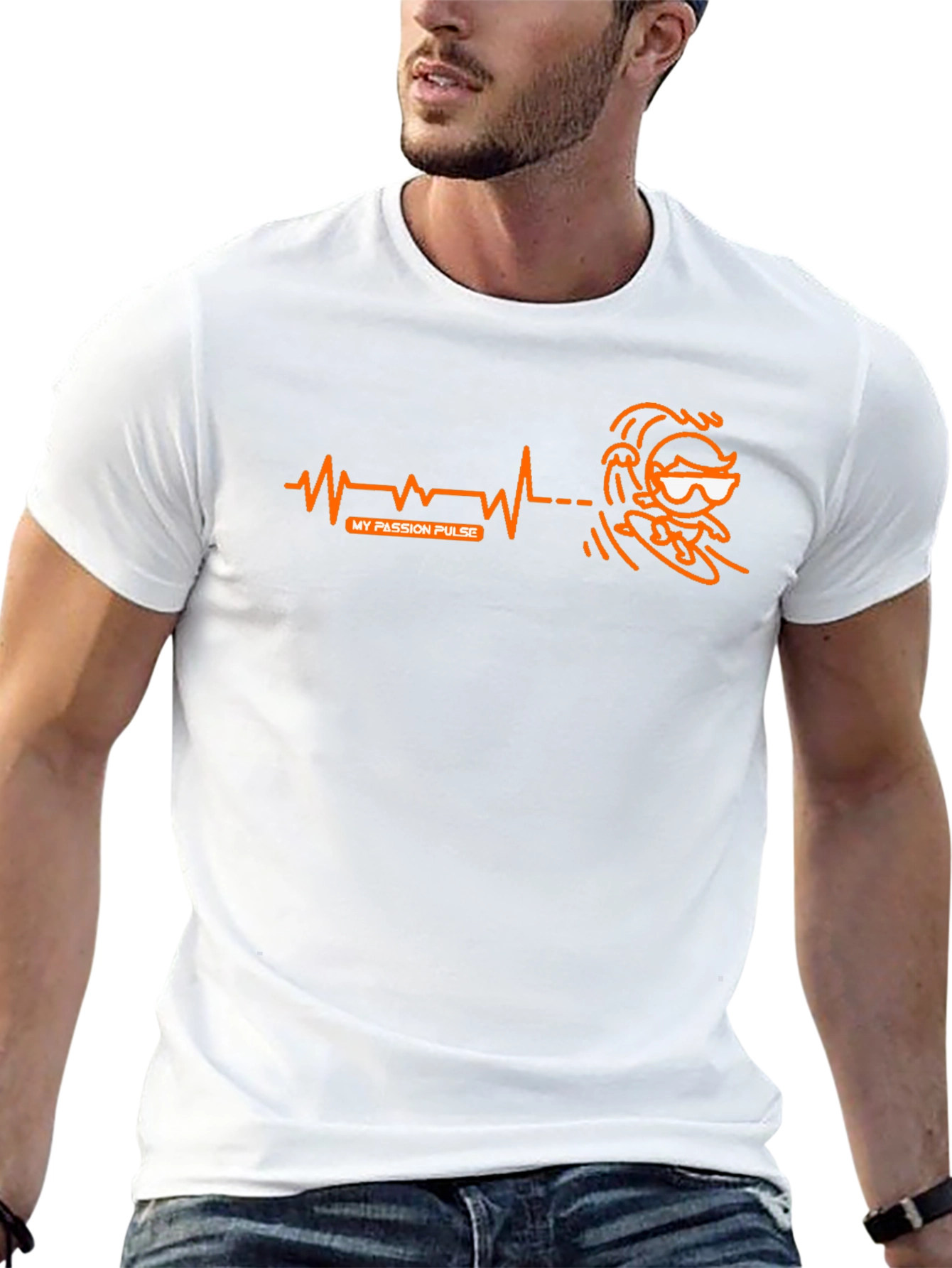 My Passion Pulse Surfer T-Shirt - Black