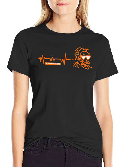 My Passion Pulse Surfer T-Shirt - Black