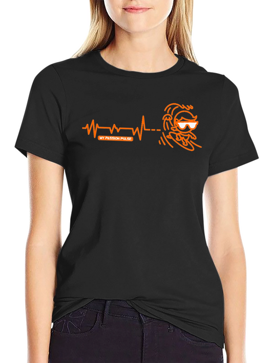 My Passion Pulse Surfer T-Shirt - Black