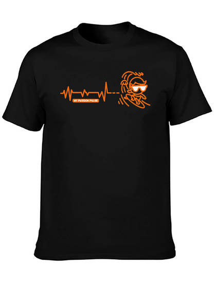 My Passion Pulse Surfer T-Shirt - Black