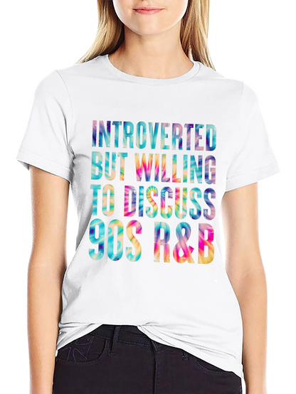 90s R&B Introvert Graphic Tee