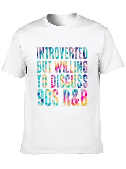 90s R&B Introvert Graphic Tee