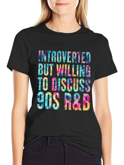 90s R&B Introvert Graphic Tee