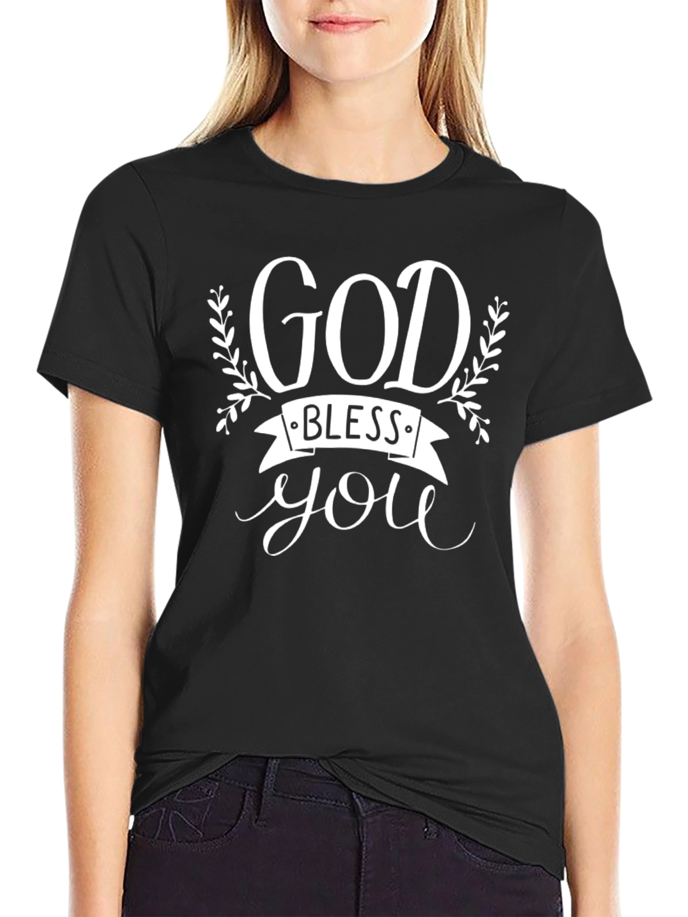 God Bless You T-Shirt - Religious Graphic Tee