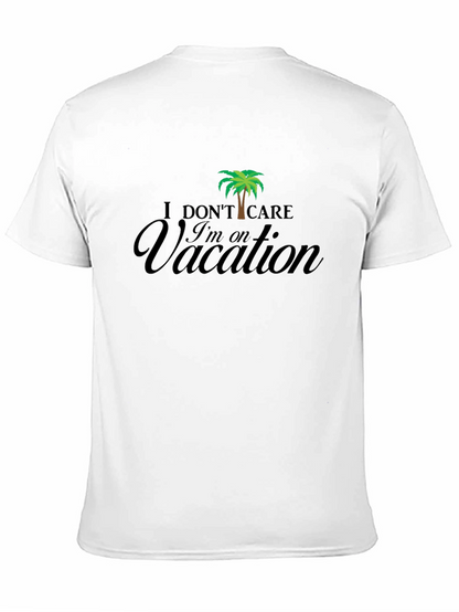 Vacation Mode T-Shirt - Relaxed Fit Black Tee