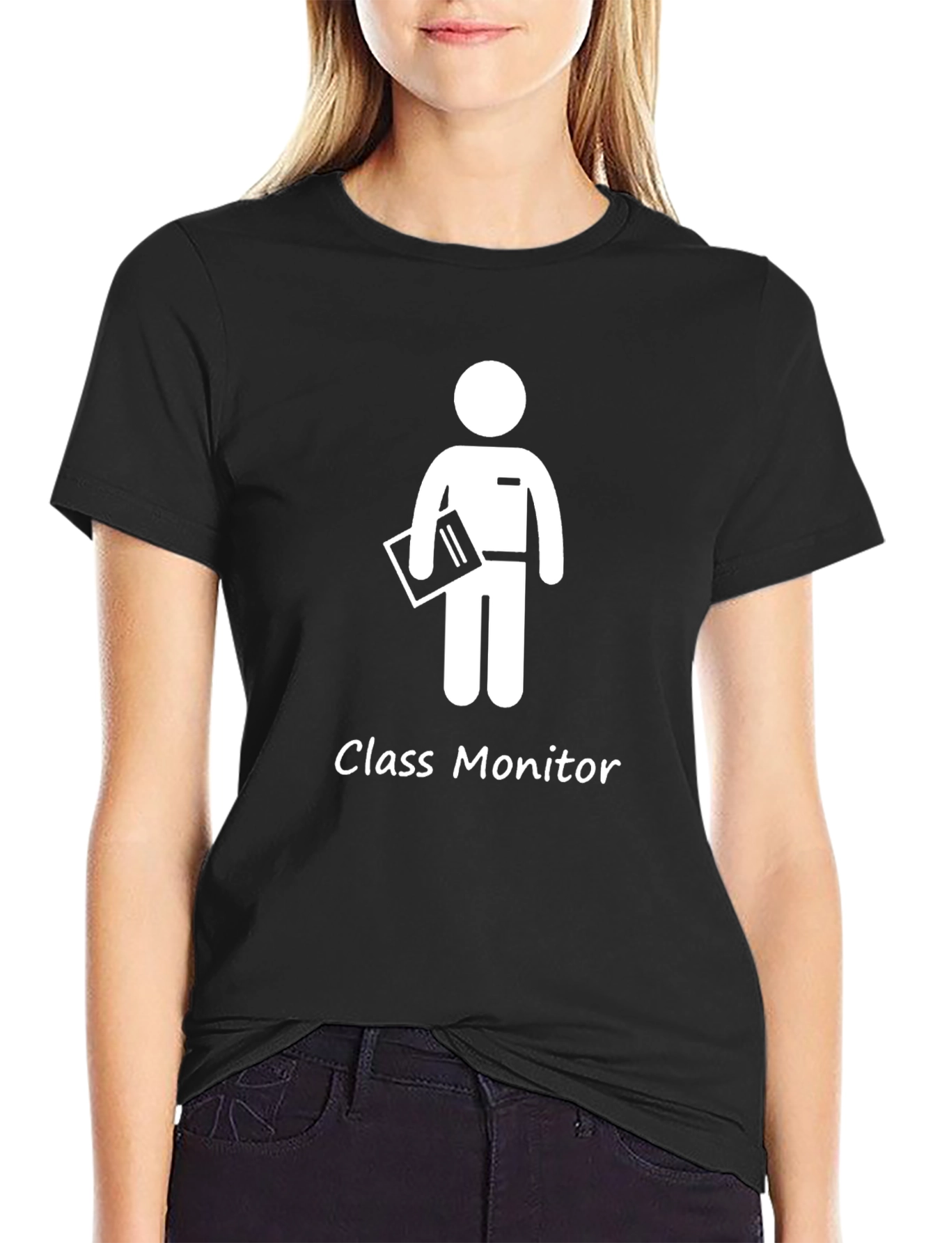 Class Monitor Graphic T-Shirt - Black