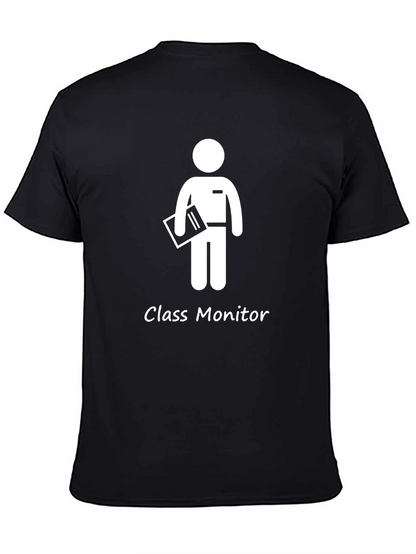 Class Monitor Graphic T-Shirt - Black