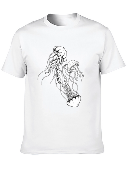 Jellyfish Graphic Tee - Black