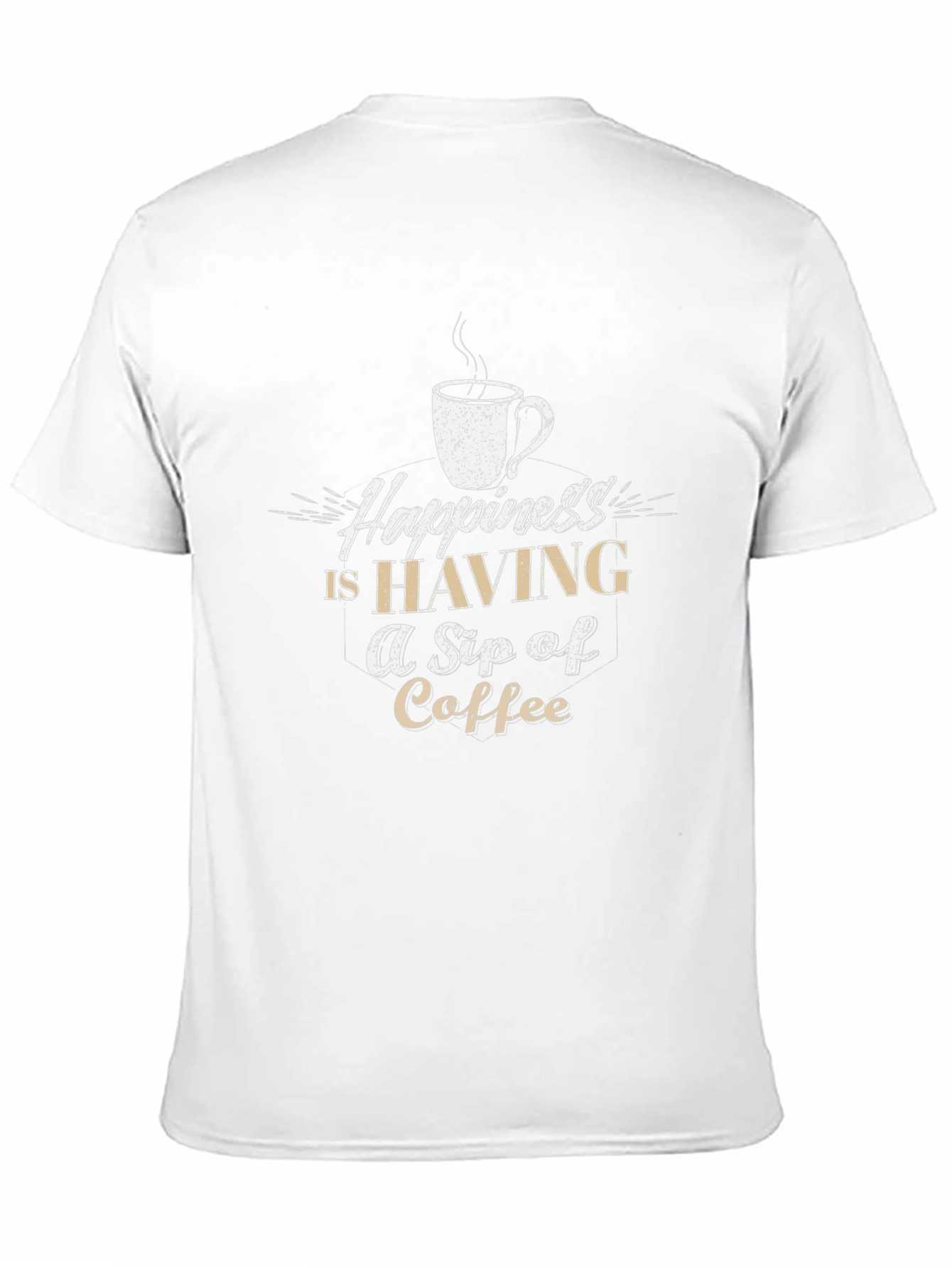 Coffee Lover Graphic Tee - Happiness Is A Sip