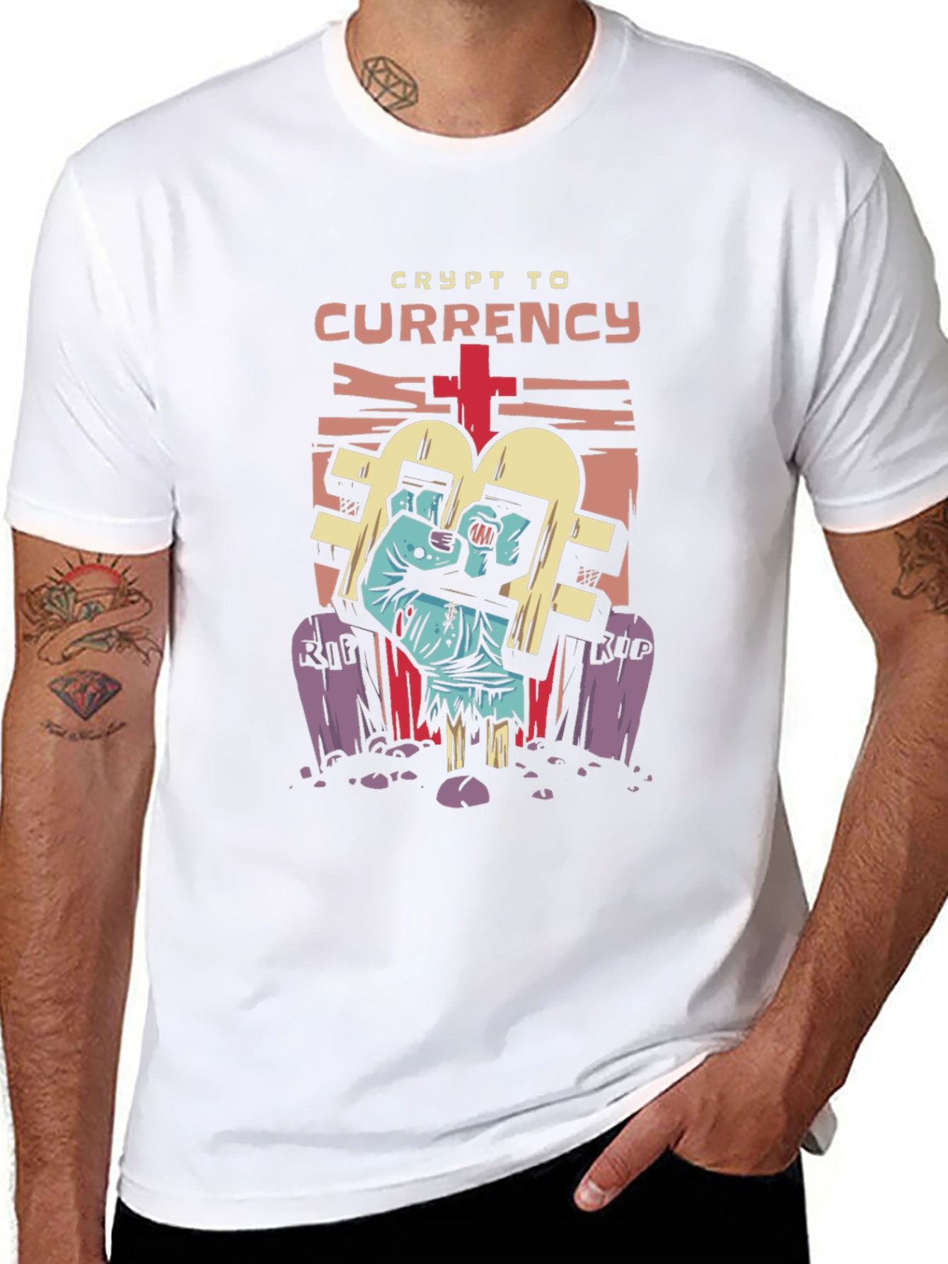 Crypto to Currency Graphic T-Shirt