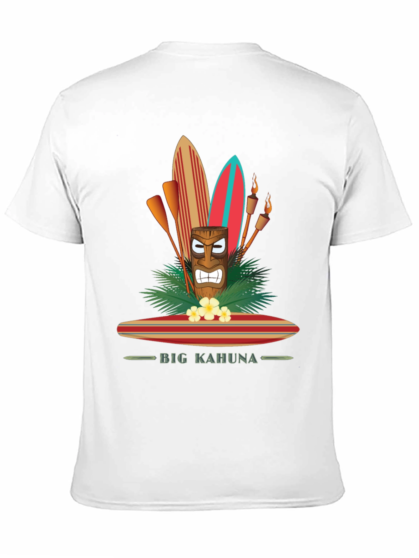Big Kahuna Tiki Surf T-Shirt