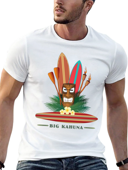 Big Kahuna Tiki Surf T-Shirt