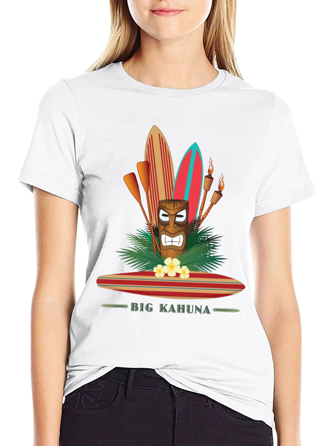 Big Kahuna Tiki Surf T-Shirt