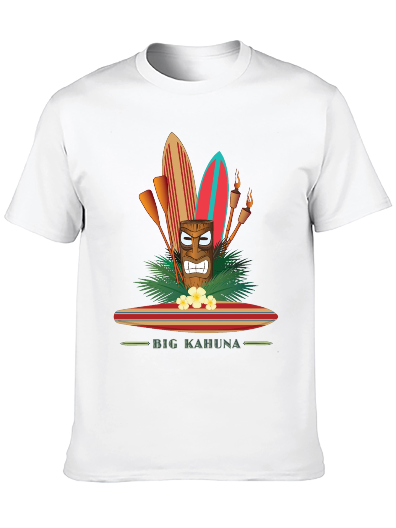 Big Kahuna Tiki Surf T-Shirt