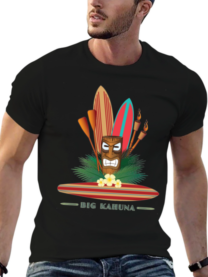 Big Kahuna Tiki Surf T-Shirt