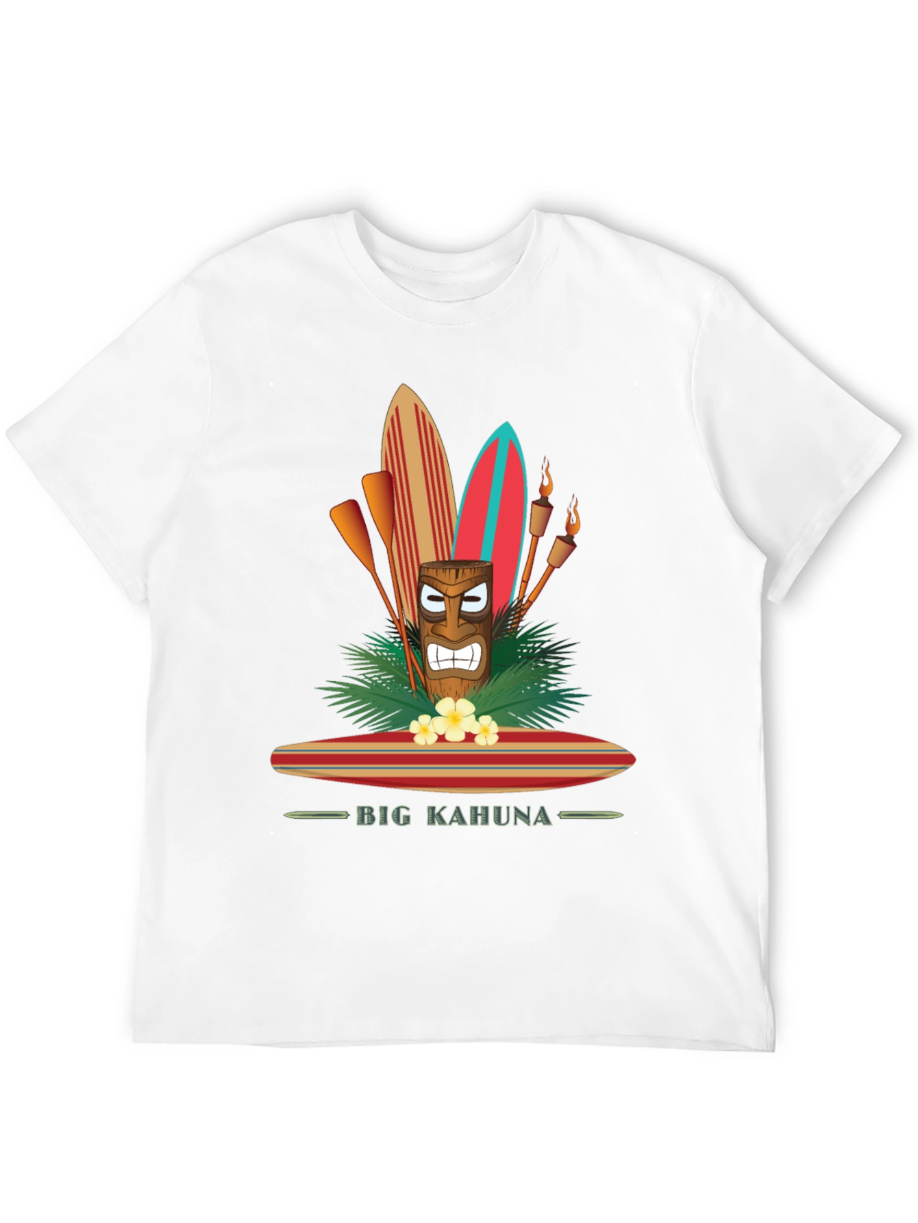 Big Kahuna Tiki Surf T-Shirt