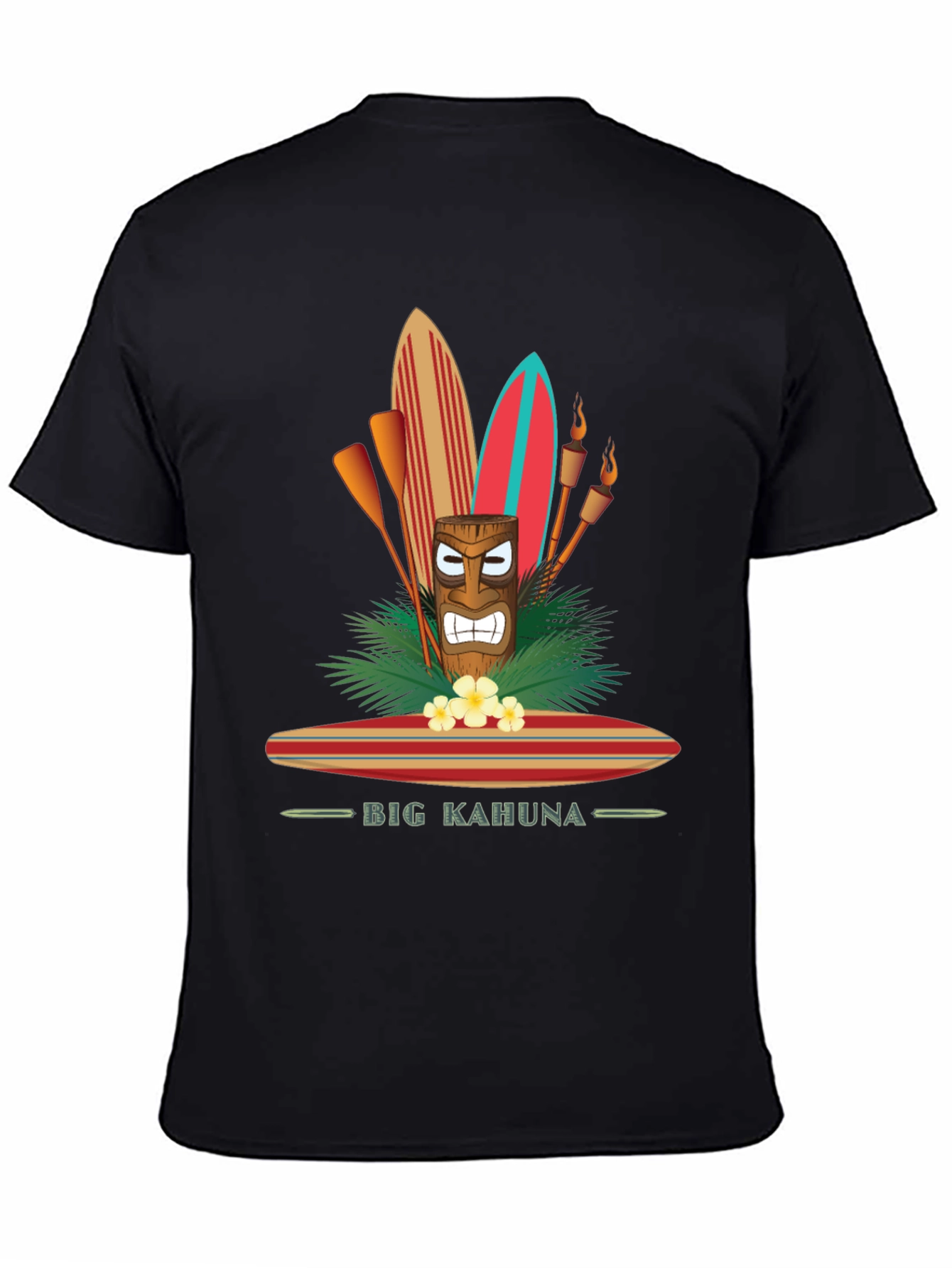 Big Kahuna Tiki Surf T-Shirt