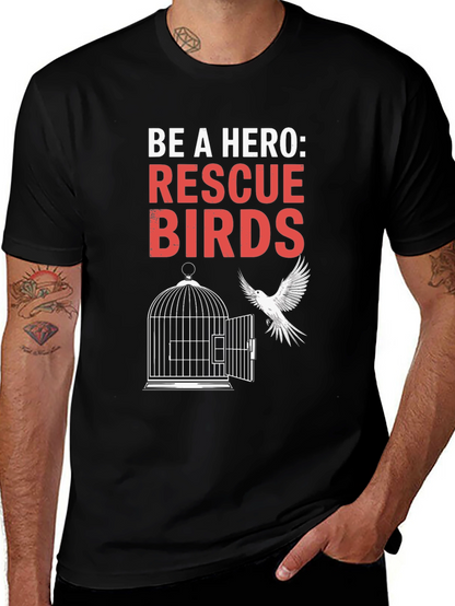 Rescue Birds T-Shirt - Be a Hero Tee