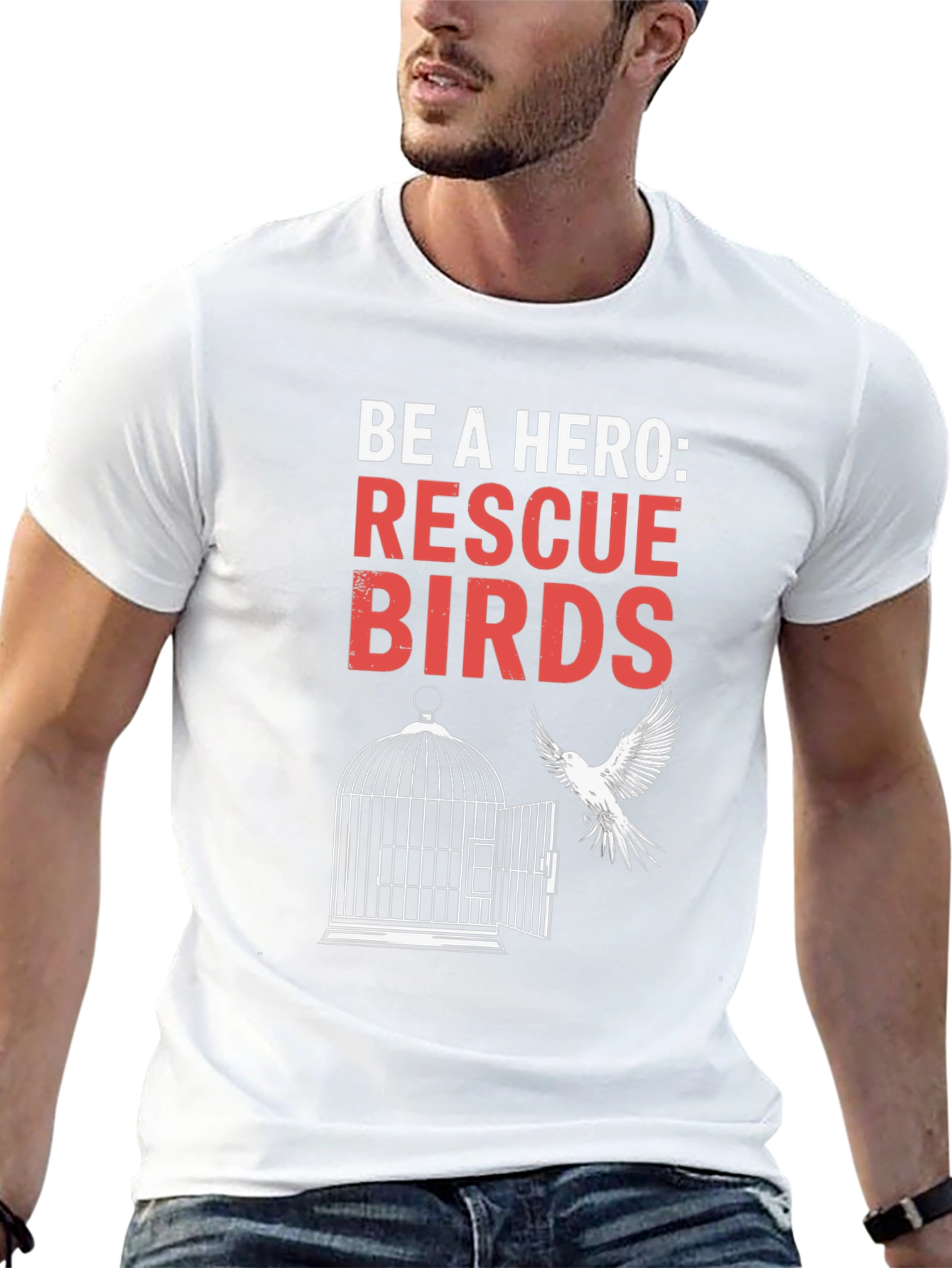 Rescue Birds T-Shirt - Be a Hero Tee