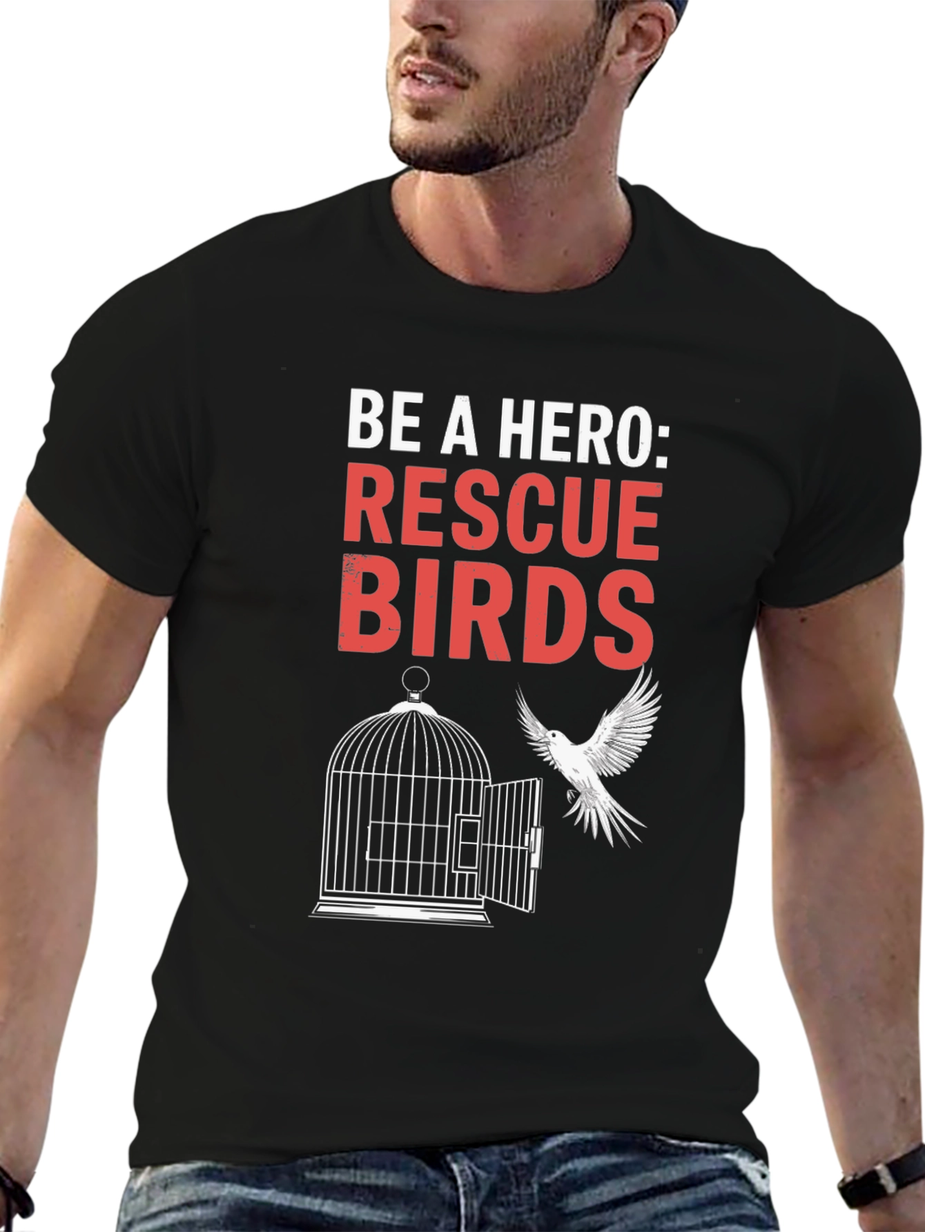 Rescue Birds T-Shirt - Be a Hero Tee