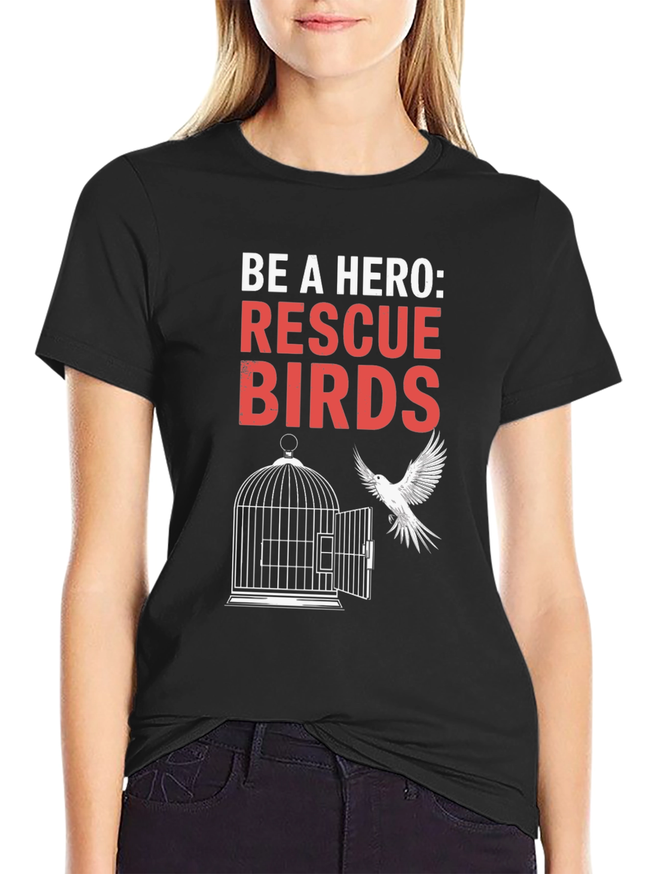 Rescue Birds T-Shirt - Be a Hero Tee