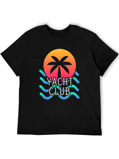 Yacht Club Graphic T-Shirt - Beach Vibes