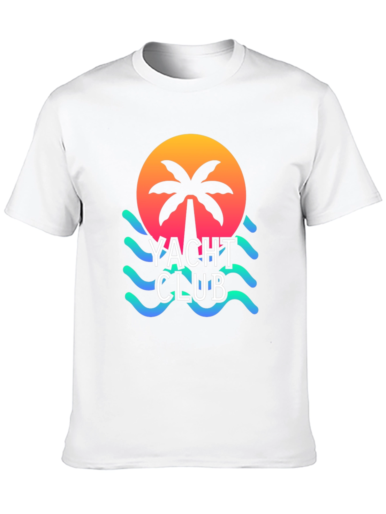 Yacht Club Graphic T-Shirt - Beach Vibes