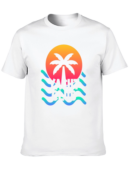 Yacht Club Graphic T-Shirt - Beach Vibes