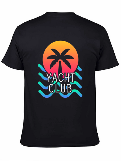 Yacht Club Graphic T-Shirt - Beach Vibes