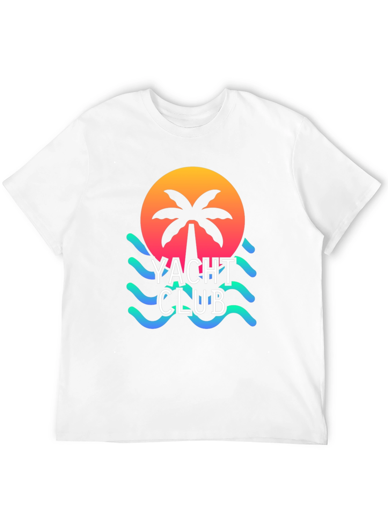 Yacht Club Graphic T-Shirt - Beach Vibes