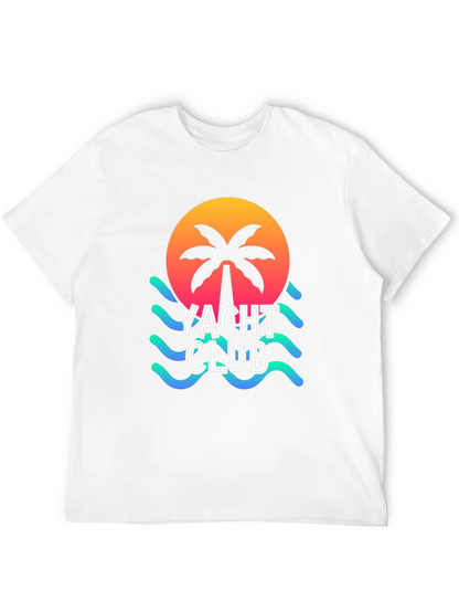 Yacht Club Graphic T-Shirt - Beach Vibes