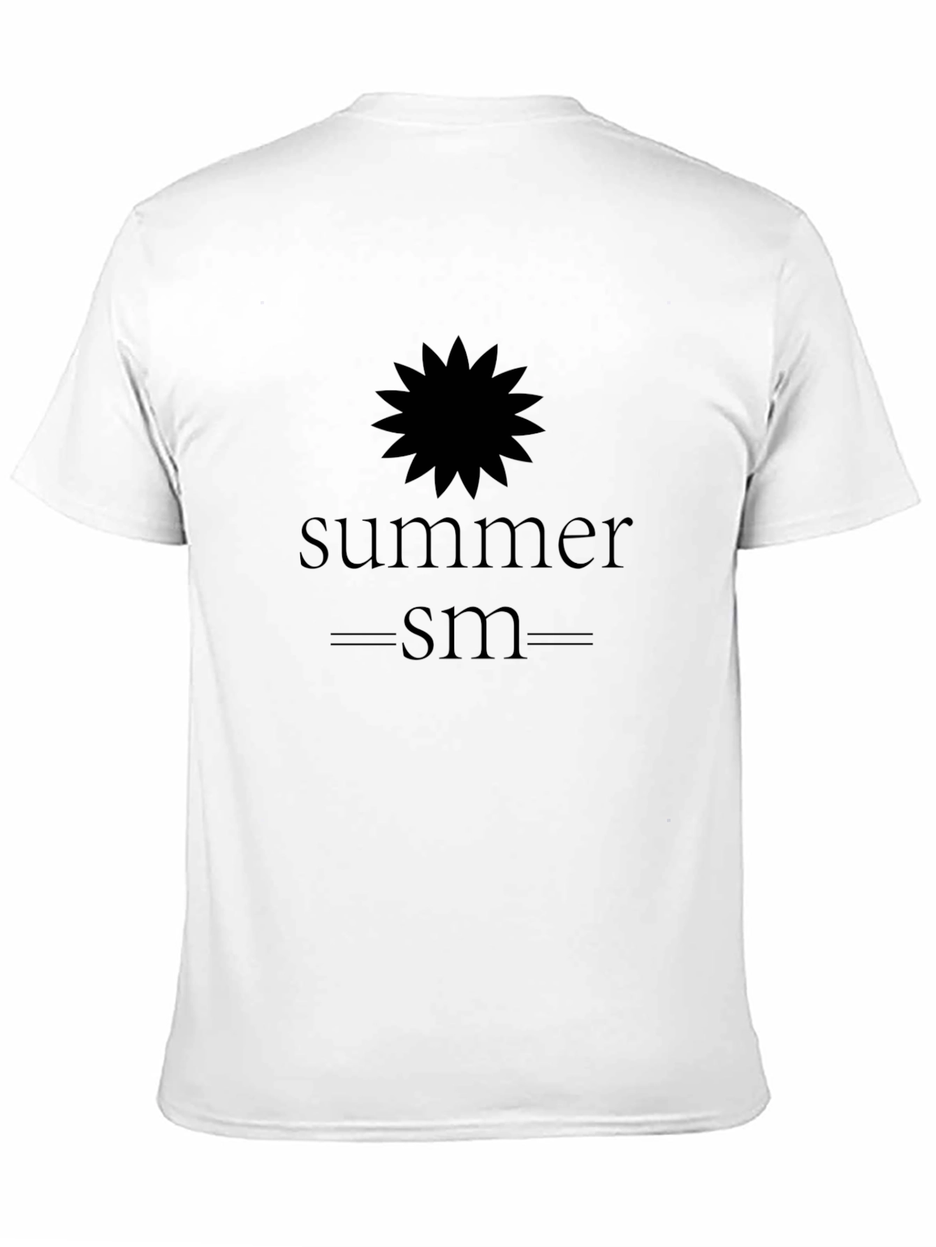 Summerism Graphic Tee - Black Cotton Blend Shirt